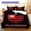 Flamengo Pattern Bedding Set Quilt Cover Pillowcase Home Decor Gift (1 * Duvet Cover + 2 * Pillowcase, Without Core)