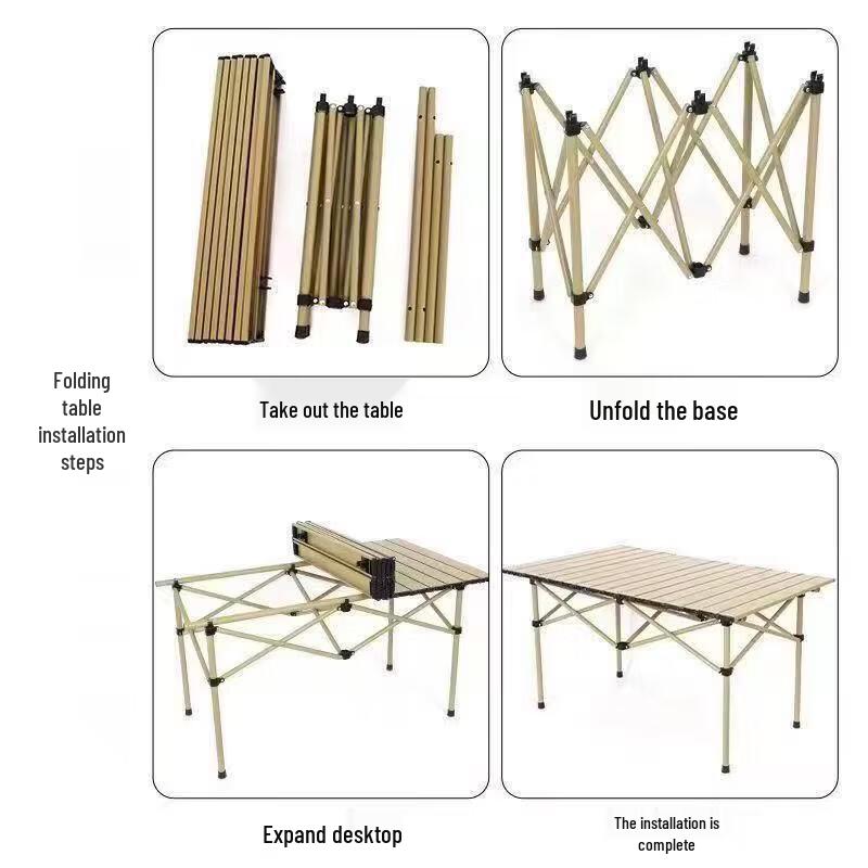OIMG Outdoor Folding Camping Table