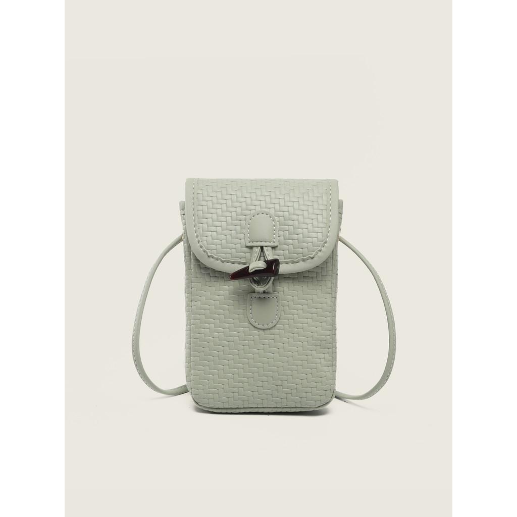 IELGY Ladies Messenger Bag - Fashion Retro Woven Design for Phones