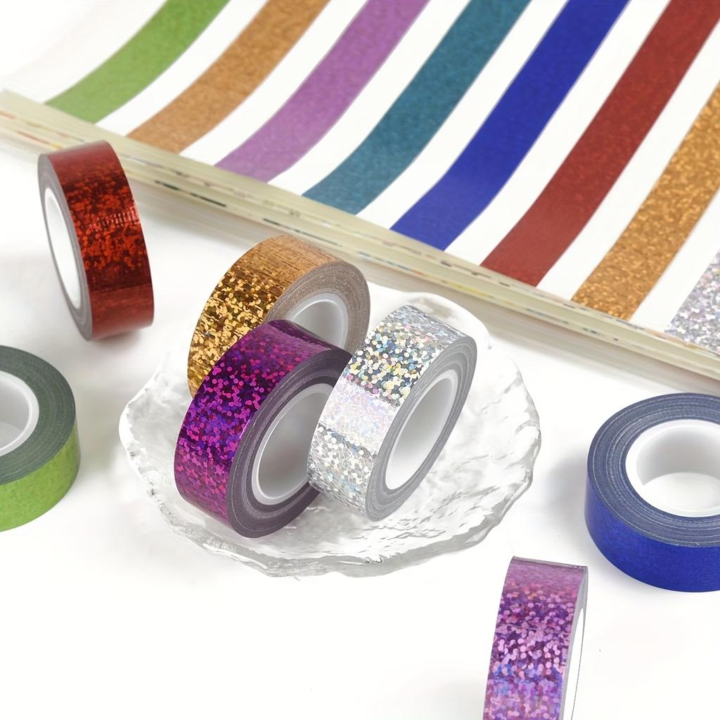 1pc Laser Fabric Tape - High-Strength Adhesive, Concealing Tape for DIY Crafts, Planner Supplies, Scrapbooking & Gift Wrapping