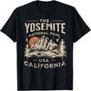 Yosemite National Park California Hike Outdoors Vintage T-Shirt