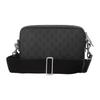 Gucci Geantă Messenger Crossbody din Pânză cu Monogramă GG Neagră Unisex pentru Utilizare Zilnică