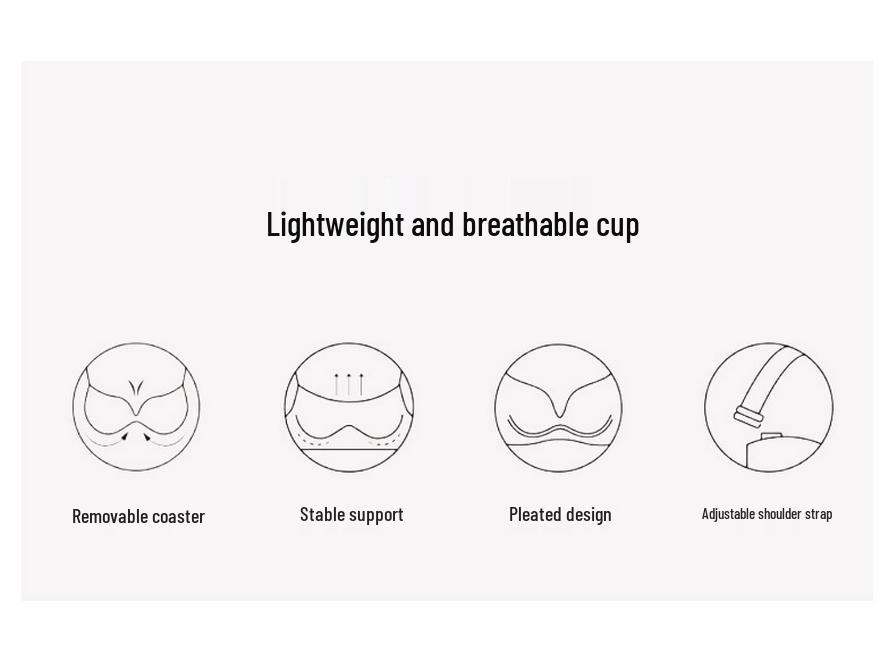 French Seamless Wire-Free Push-Up Triangle Bralette - Breathable, Skin-Friendly Cotton, Anti-Sag Design