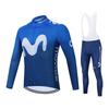 2026 Movistar Team Lange Mouw Wielertruien Ropa Ciclismo Maillot Fietskleding Ademend Mtb Fiets Wielerkleding