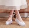 Scarpe Piatte in Broccato Hanfu da Donna Stile Dinastia Ming