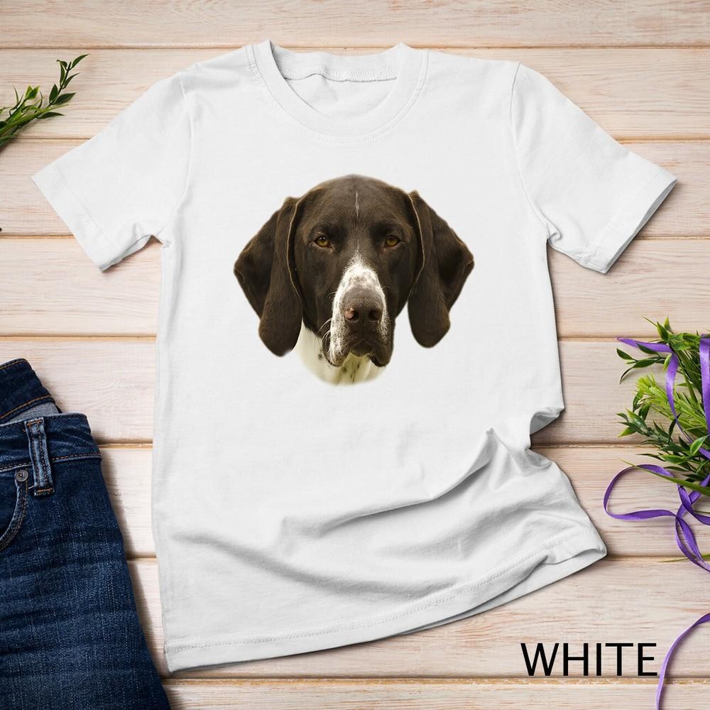 

German Shorthaired Pointer Face Unisex T-shirt 4XL
