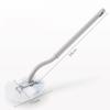 Toilet Plastic Curved Long Handled Toilet Brush Creative Toilet Cleaning Brush No Dead Angle Soft-Bristled Toilet Cleaning Brush