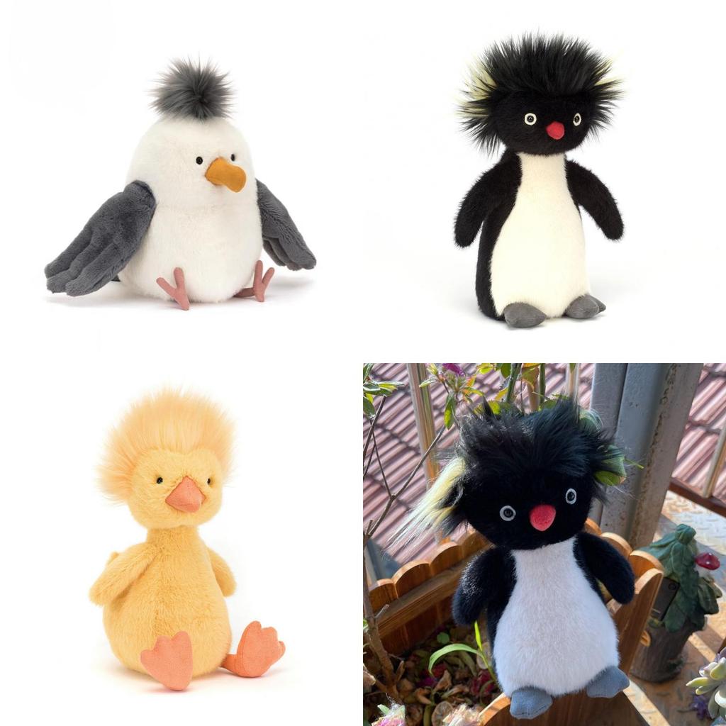 Amuse Plüschfigur Pinguin mit Haaren und PP-Baumwollfüllung für das Kinderzimmer