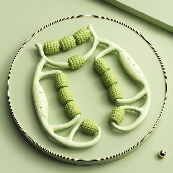 Circular Leg Massager Roller Fitness Equipment Female Roller Exercise Small Leg Muscle Elimination and Relaxation Slimming Tool