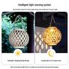 Outdoor Rainproof Solar Hanging Zen Lantern: Atmospheric Pendant Light for Trees and Courtyards