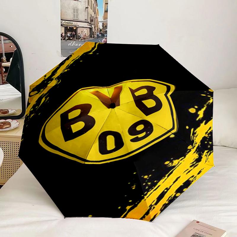 08 Football Club Umbrella 8-Frame for Travel, Camping, Casual Lightweight Portable Umbrella, Essential for Every Family Holidays Gift