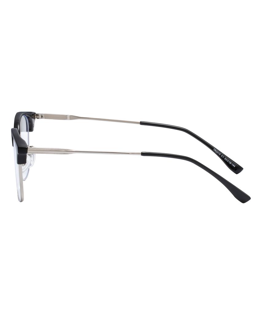 Likkeullou Rc Tr B210 Black Silver Blue Light Glasses