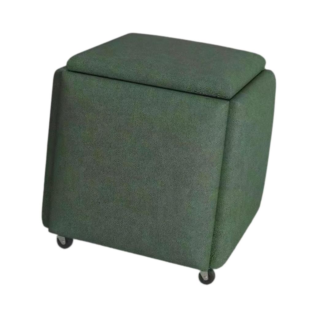 Small Footstool Sofa Stool Sofa Tea Stool Square Seat Chair Ottoman Stool for Entryway Bedside Nursery Bedroom Dressing Room