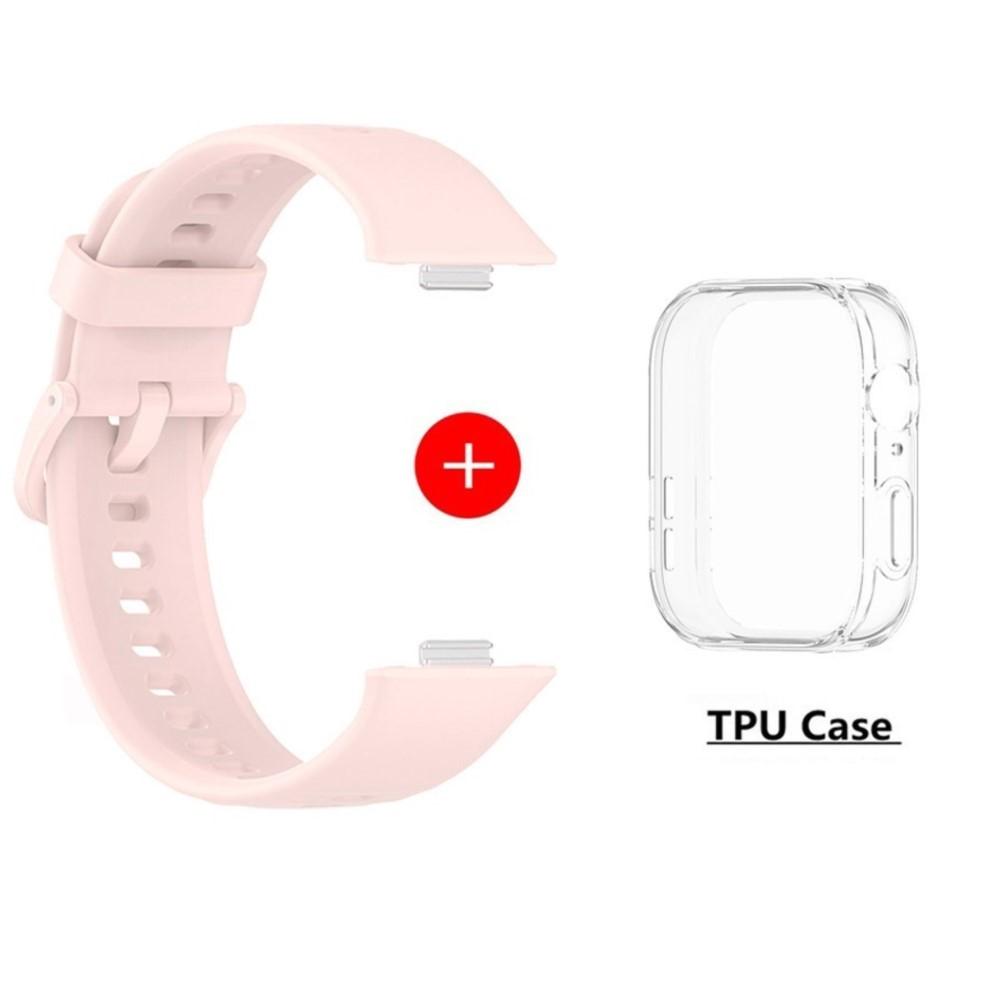 Sport Silicone Band+Case For Huawei Watch Fit 3 Strap Smartwatch Accessories Replacement Correas Bracelet for Huawei Watch Fit3