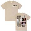 Rapper Anuel AA Real Hasta La Muerte Album Graphic 100cotton Tshirt Unisex Oversized Fashion Hip Hop Oneck Casual Retro shirts