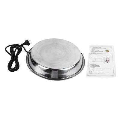 משקת עופות בסיס מחומם עמיד לנשיכות נירוסטה מחמם מים לעופות לחורף תקע אירופאי