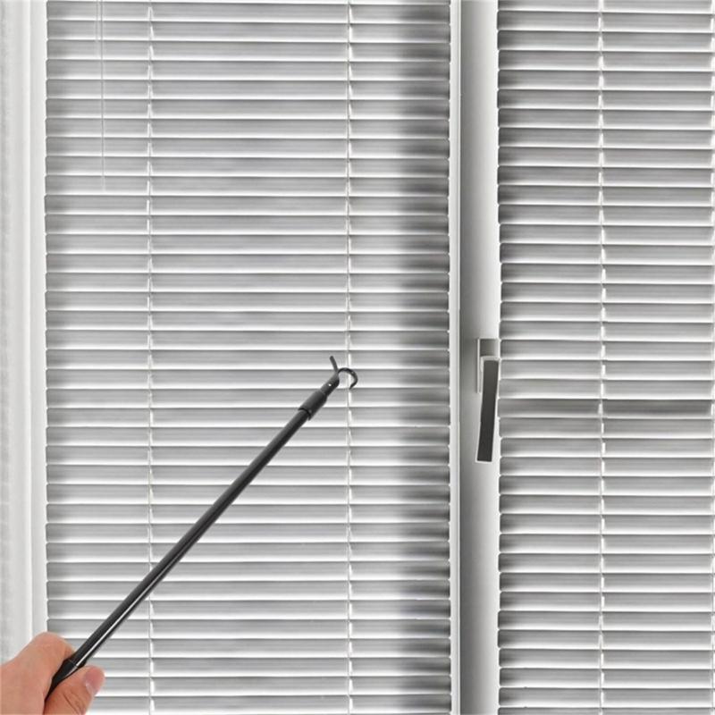 Expandable Pressure Black Tension Curtain Rod 14 to 24 Inches, Easy Installs for Home and Office