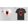 Albánie Kickbox Muay Thai MMA UFC Tričko Grafické Země Státní Vlajka Retro Vintage Symbol Znak Potisk Pánské Dámské Unisex Krátký Rukáv Kulatý Výstřih