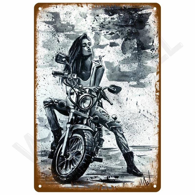 Vintage Room Decoration Home Decor Items Tin Signs Aesthetic Men Bedroom Metal Signs Retro Metal Plate Posters Wall Art Mural