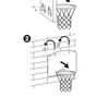 Portable Backboard Home Children'S Training Basketball Frame Indoor And Outdoor Wall Mounted Basket