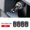 4Pcs Car Wheel Tire Valve Stems Caps Aluminum Tyre Rim Stem For BMW 1 3 5 7 Series X1 X3 X5 F10 F15 F16 F20 M3 M4 E34 sticker KS6
