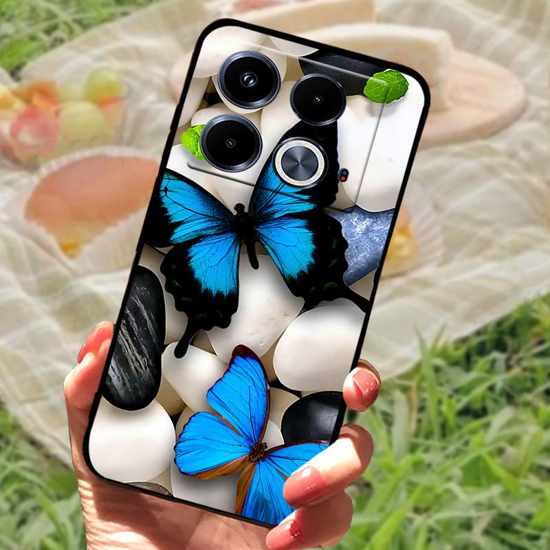 Pour Housse Infinix Note 40 Coques Mignonnes Pour Infinix Note 40 Silicone Souple TPU Coques Arrière Pour Infinix Note 40 X6853 Housse Protectrice
