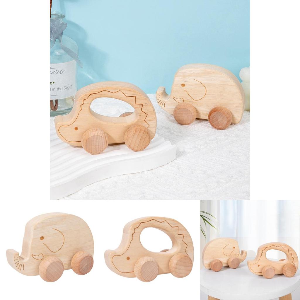 Baby Wooden Push Car Educational Toy For Infants And Toddlers