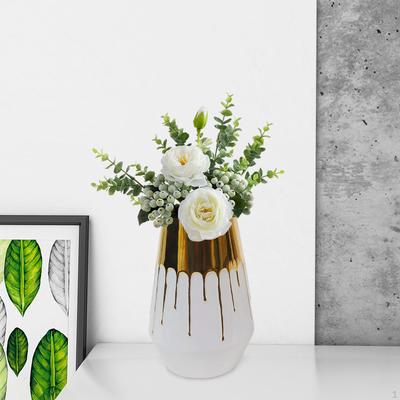 Flower Vase Ornament Table Centerpiece Decorative Vases for Garden Office Fireplace Bedroom