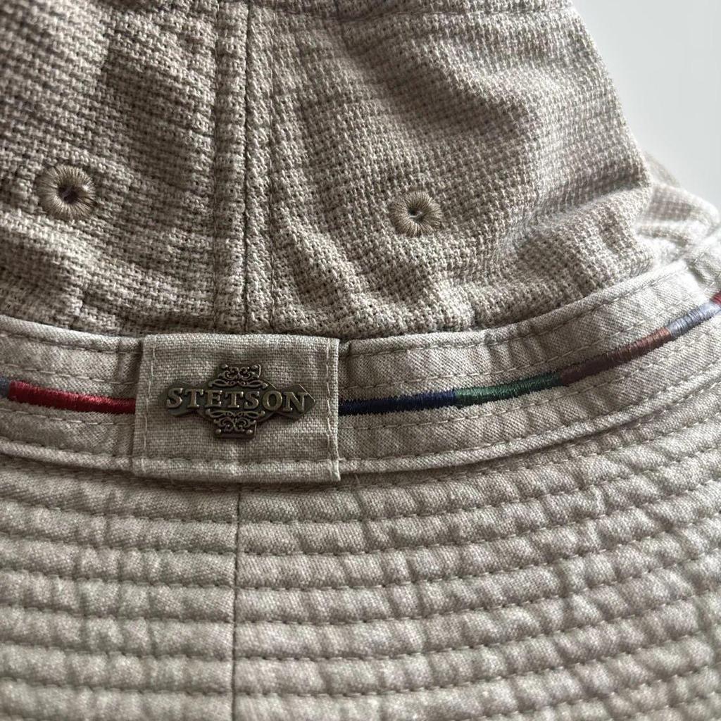 Used Made In Japan STETSON Safari Hat Bakeha LL (59.5)