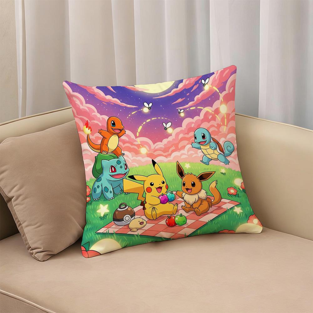 Decorative Pillows P-Pika Q-Chu Covers For Living Room Cushions Cover Home Decorations Personalized Gifts Pillow Cases Cushion