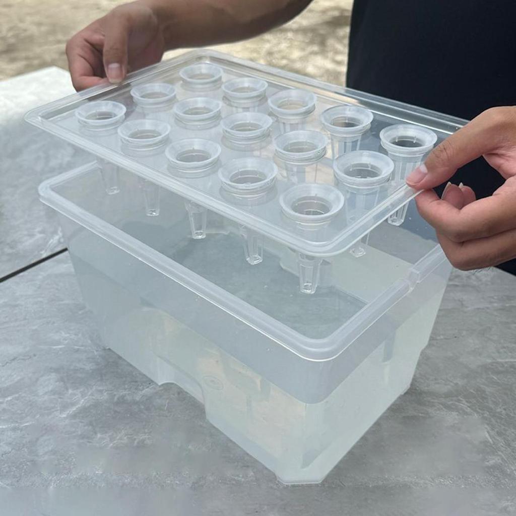 Hydroponic System Germination 15 Pods Germination Planter Indoor Hydroponic Garden For Balcony Garden Greenhouse Outdoor Farm