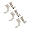 3 Sets Nähmaschinen-Nähfuß Glättend Robust Stahl Leicht Flexibel Nähfuß-Set für Reparatur Ersatz