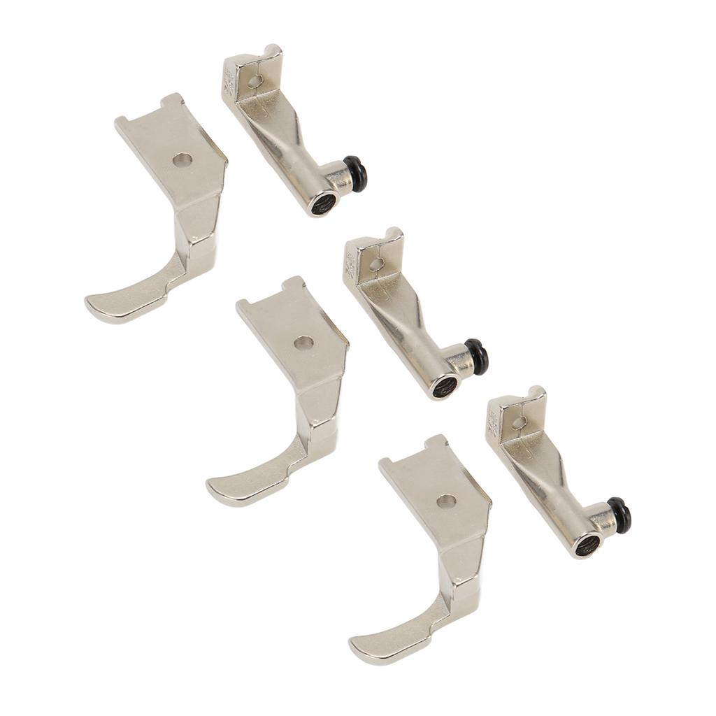3 Sets Nähmaschinen-Nähfuß Glättend Robust Stahl Leicht Flexibel Nähfuß-Set für Reparatur Ersatz