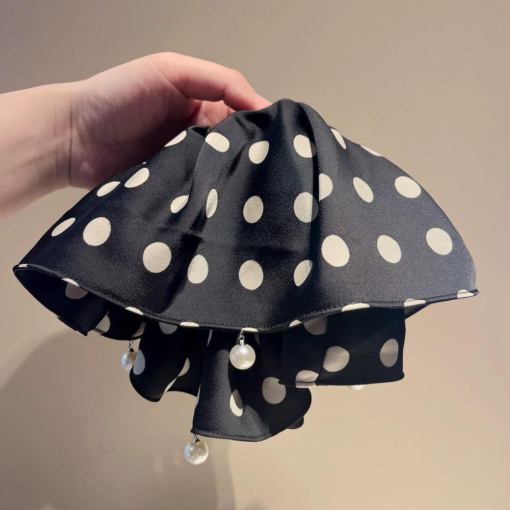 Korean Premium Lace Scrunchie: Women's High-End, Durable, Elastic Hair Accessory