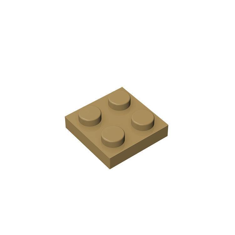 20Pcs MOC Parts 3022 94148 Plate 2 X 2 Compatible Bricks DIY Assmble Building Blocks Particle Kid Puzzle Brain Toy Birthday Gif