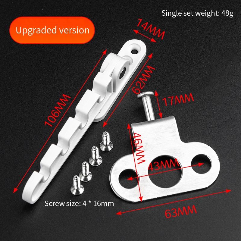 Window Support Wind Hook Latches Stainless Steel Limiter Latch Wind Brace Stay Position Stopper Heavy Duty Gusset Fixed