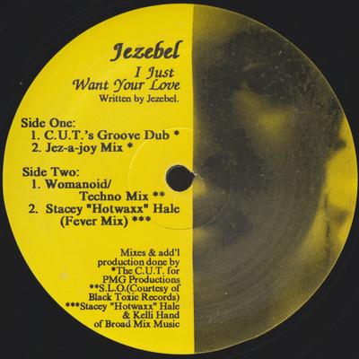 12inch Record JEZEBEL - I Just Want Your Love PMG0004 PMG 1992 US Dance & Electronica Used