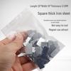 100 Round Galvanized Rust-Proof Magnetic Sheet Patches (0.3-1mm Thick)