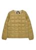 TAION Crew Neck Button Inner Down Jacket Women's (TAION-W104)