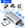 Čtečka karet 5 v 1 USB3.0 na Type C Micro USB Univerzální OTG adaptér Multifunkční adaptér SD TF Vysokorychlostní přenos