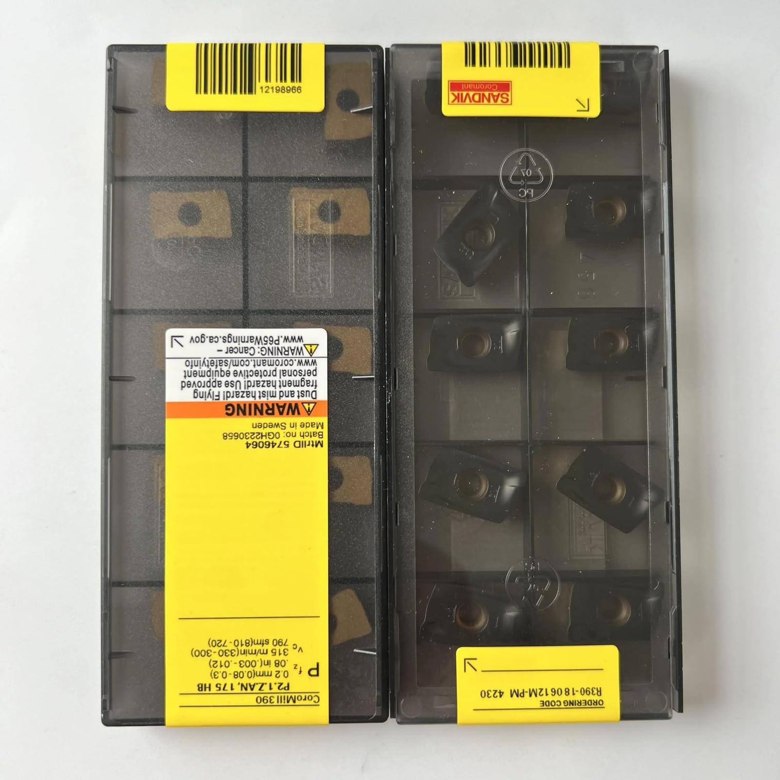 

Original Sandvik / R390-180612M-PM 4230 /CNC lathe carbide blade tool 10 Pcs