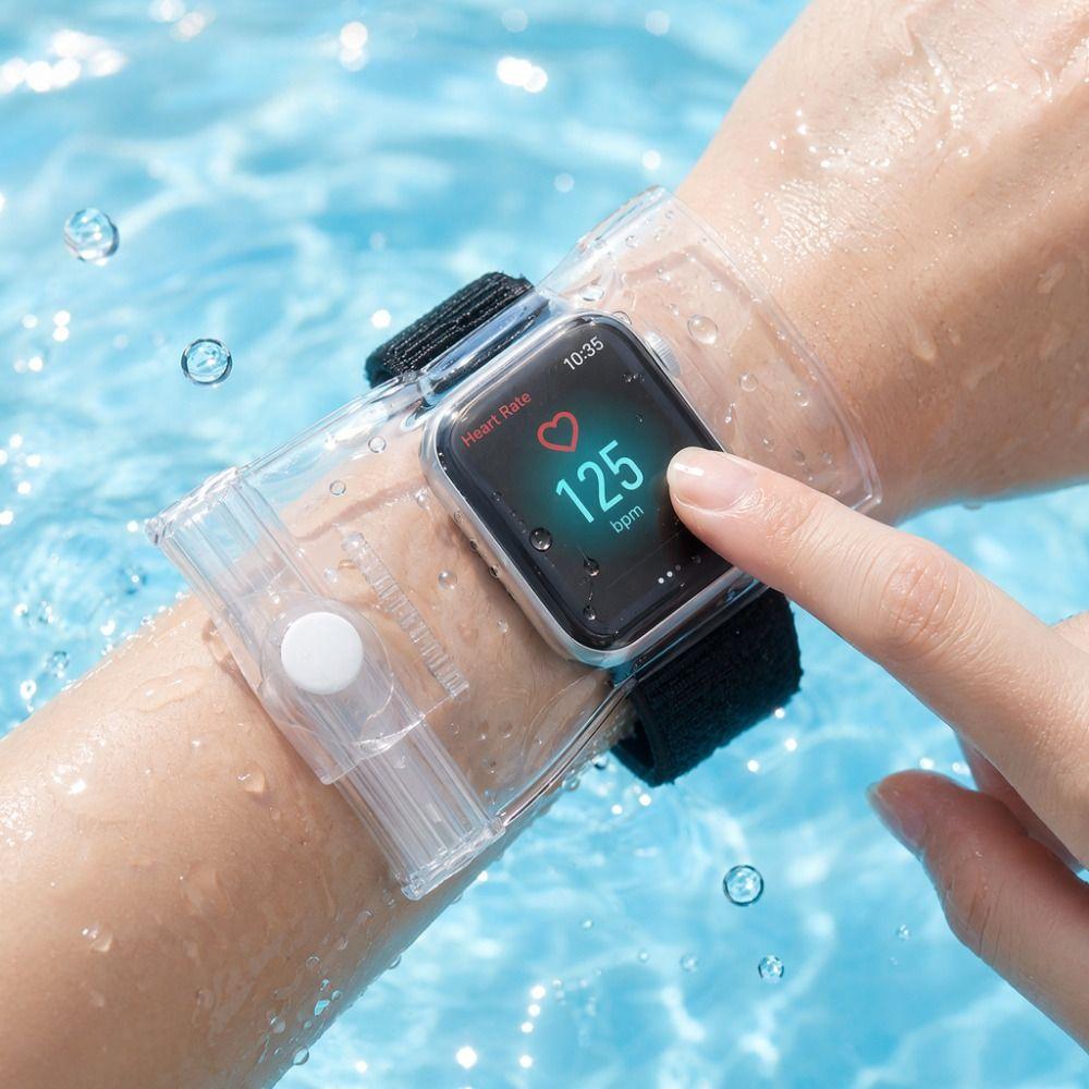 Portable Swim Smartwatch Protector IPX8 Waterproof Children's Watch Seal Bag Drifting