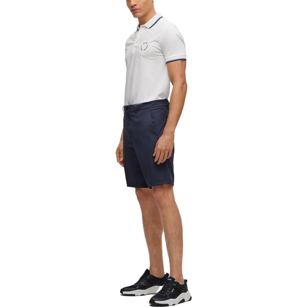 HUGO BOSS Polo Shirts Men's White Polo Collar Moderate Other 50488777-100