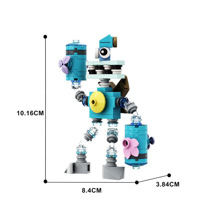 Game Series Water MonsteChoir Model Building Blocks Cartoon Boys Assembled Music Robot Decorative MOC Bricks Toys Holiday Gifts