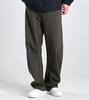 Beoteunseoul Curved Volume Line Elastic Waist Sweatpants (Khaki)