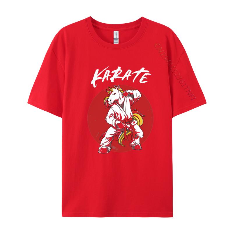 

Karate Unicorn Karate Japanese Mma Tshirts Vintage Tshirt Top Tees Youth Teeshirts Cotton Printed On Streetwear Casual S