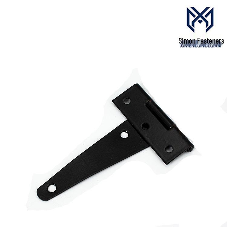 Balama T Triunghiulară Neagră Galvanizată pentru Uși și Ferestre, 2-12 Inch