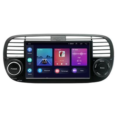 7'' Android 12 Car Radio Stereo For Fiat 500 With GPS Navigation Steering Wheel Control Multimedia Carplay BT WIFI