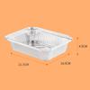 Suncojia Aluminum Foil Trays, Baking Pans, Barbecue Foil Dishes, Oven And Grill Pans, Set of 10