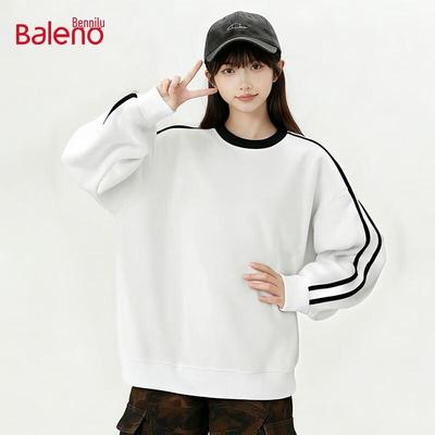 Dámská oversized mikina Baleno s kulatým výstřihem